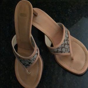 Coach high heels
